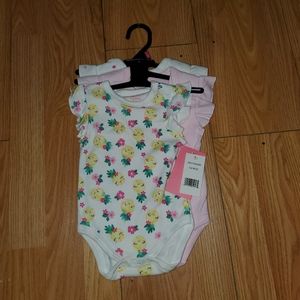 6 babygirl bodysuits